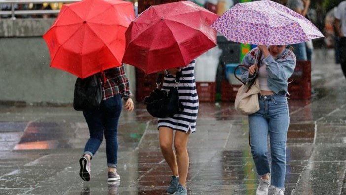 Meteorolojiden iki bölge için sağanak uyarısı