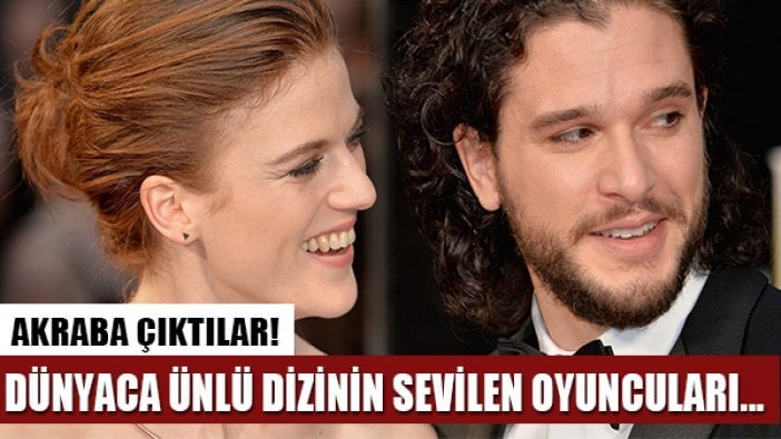 Kit Harington ve Rose Leslie akraba çıktı