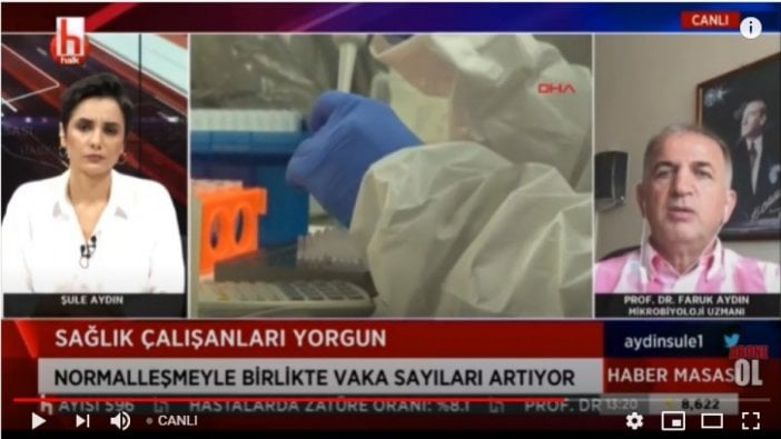 Prof. Dr. Aydın: Salgında başa döndük, kısıtlamalar gelebilir