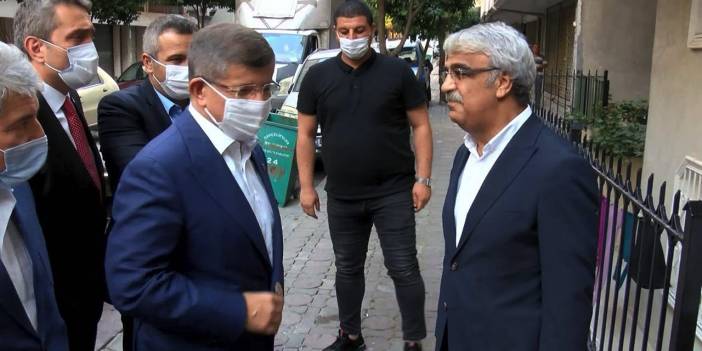 Davutoğlu'ndan HDP Eş Genel Başkanı Sancar'a taziye ziyareti