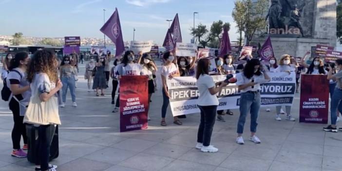 Kadınlardan İpek Er eylemi: İpek'in ölümünün üstü neden örtülüyor?