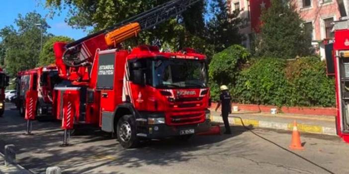 Beykoz'da öğretmenevinde yangın