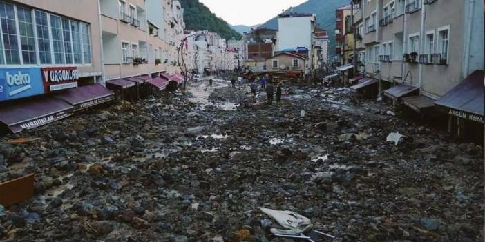 Giresun'daki sel felaketinde bir jandarmanın cansız bedenine ulaşıldı