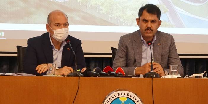 Bakanlar Soylu ve Kurum yeniden Giresun'da: İhaleyi gerçekleştirdik