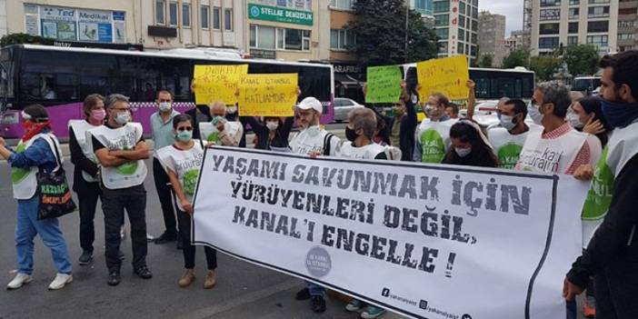 Kanal İstanbul'a karşı yapılmak istenen yürüyüş polis tarafından engellendi