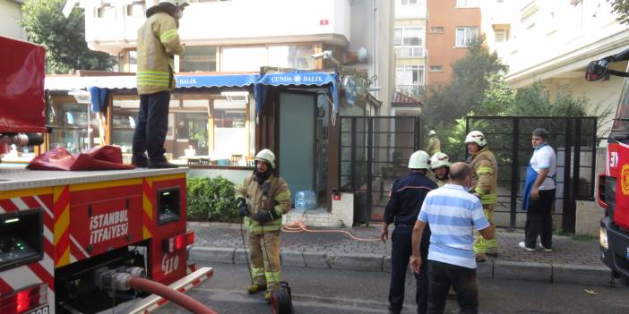 Kadıköy'de restoranda yangın