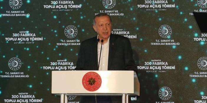 Erdoğan 45 yıllık fabrikanın açılışını da yapmış