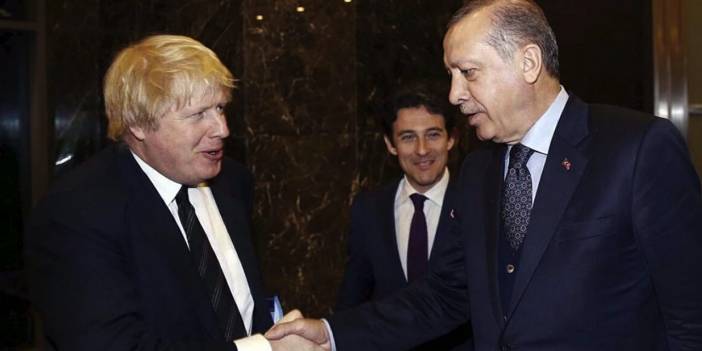 Erdoğan, Johnson'la görüştü