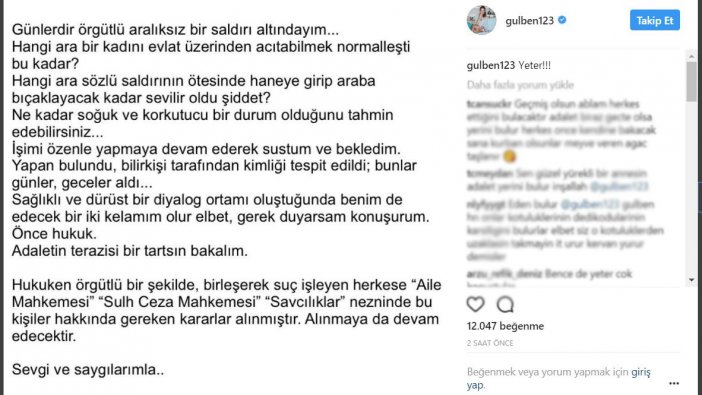 Gülben Ergen'in arabasını bıçakladılar!