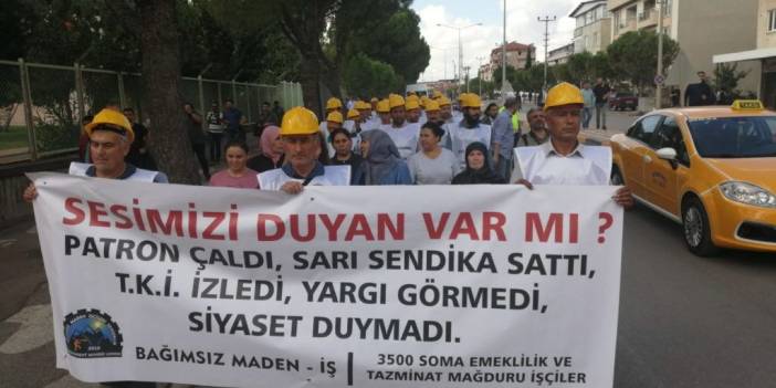 Maaşları ve tazminatları verilmeyen maden işçileri Ankara'ya yürüyecek ama ayakkabıları yok