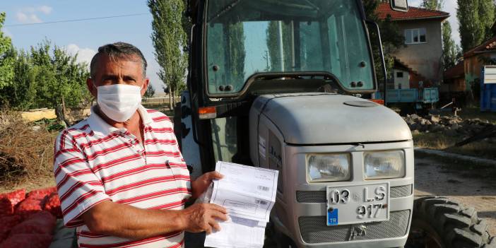 Geçmediği İstanbul gişelerinden traktörüne ceza geldi: Bununla köyün dışına zor çıkıyorum