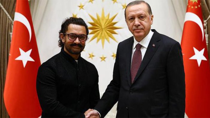 Cumhurbaşkanı Erdoğan Hintli oyuncu Aamir Khan'ı kabul etti