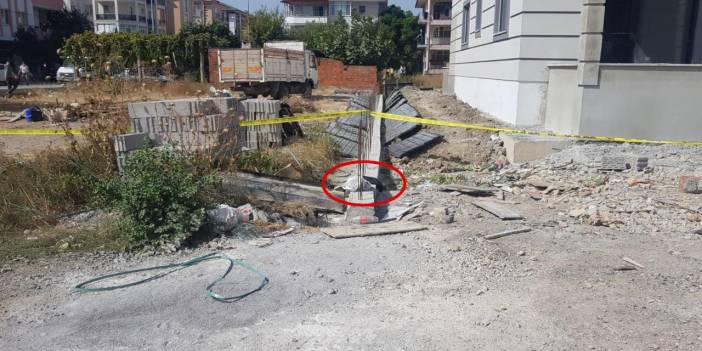 İnşaat kenarında bebek cesedi