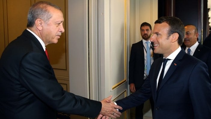 Cumhurbaşkanı Erdoğan, Fransa Cumhurbaşkanı Macron ile telefonda görüştü