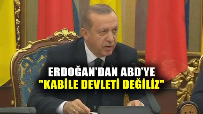 Cumhurbaşkanı Erdoğan'dan ABD ile vize krizine açıklama