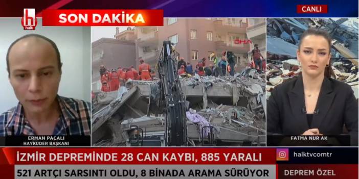 HAYKURDER Başkanı Paçalı: Enkaz altında canlı olan hayvanlar tespit ettik