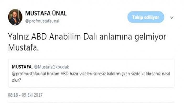 Rektörle öğrencisi arasında güldüren 'vize' diyalogu