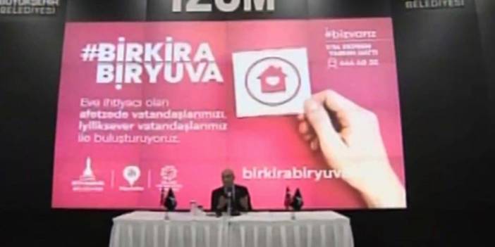 Tunç Soyer duyurdu: 'Bir kira bir yuva' kampanyası başlatılıyor