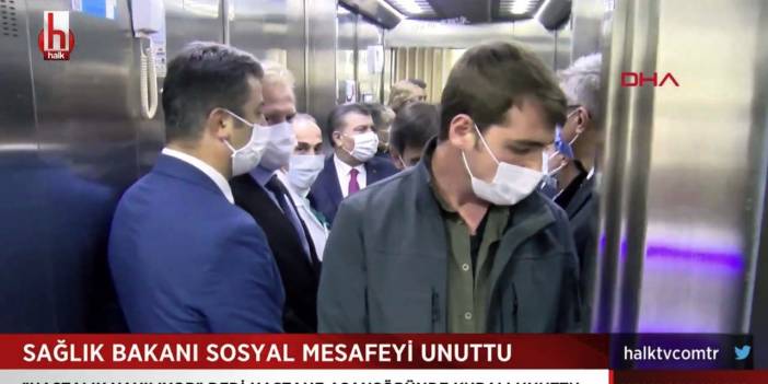 Bakan Koca fiziksel mesafeyi unuttu, İrfan Değirmenci uyardı