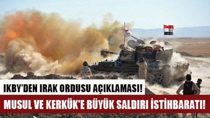 Irak ordusunun Musul kırsalı ve Kerkük'ü kontrolü almak için harekete geçeceği iddia edildi