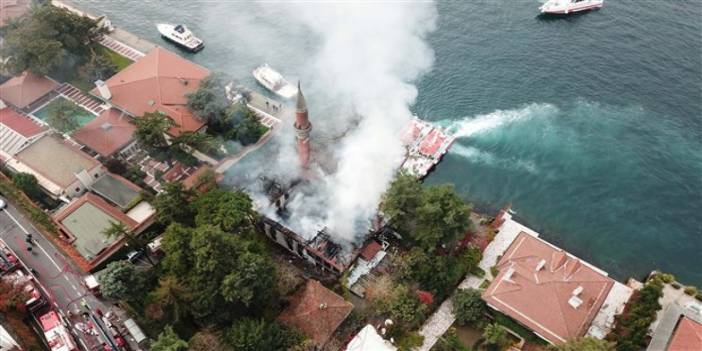 Erdoğan'dan yanan Vaniköy Camii'ye ilişkin açıklama