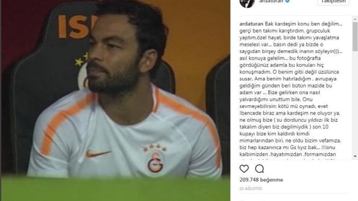 Arda Turan'ın başını yakan paylaşım