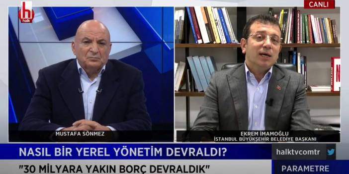 İmamoğlu Halk TV'de duyurdu: Hazine, İBB'ye onay vermedi