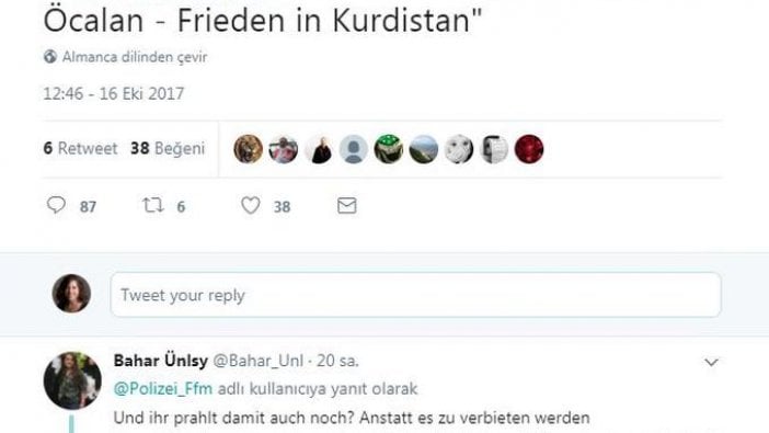 Alman polisinden skandal "PKK" mesajı!