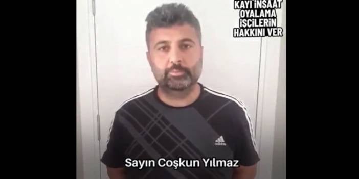 İki yıllık maaşını alamayan işçi Kayı Holding'e seslendi: Kendimi yakacağım