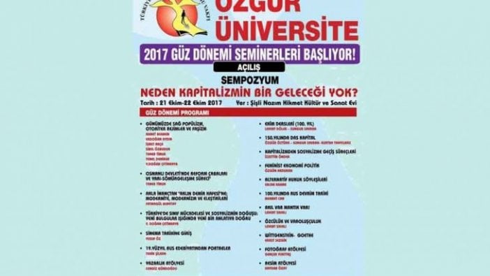 Özgür Üniversite güz dönemi başlıyor