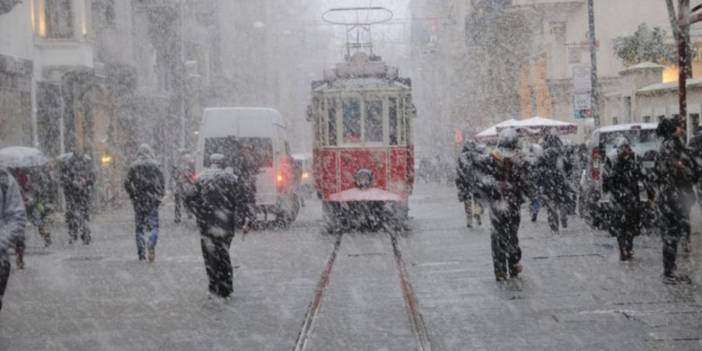 İstanbul'a kar uyarısı