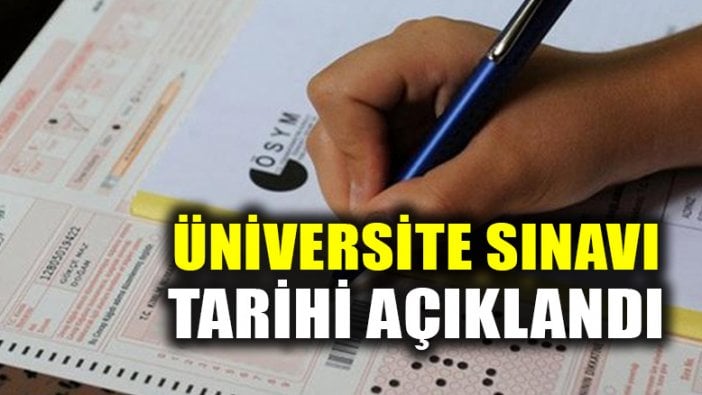 Üniversite için Yükseköğretim Kurumları Sınavı (YKS) 23-24 Haziran 2018 tarihlerinde yapılacak