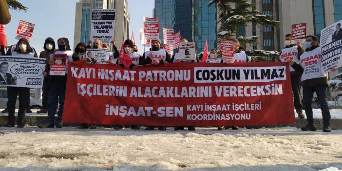 İşçiler 6 gündür eylemde: Bakma oradan Coşkun, 300 işçinin hakkını ver!