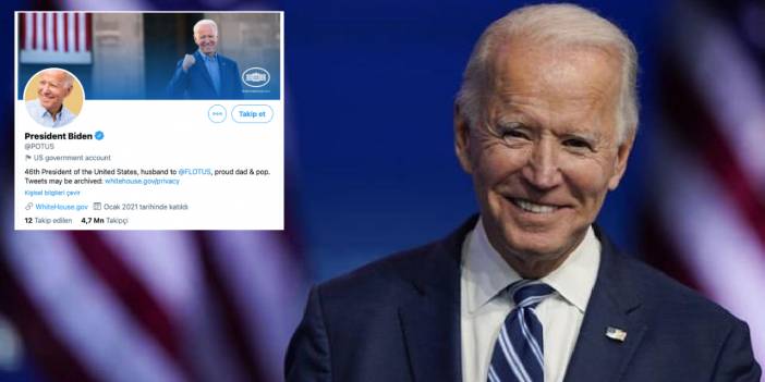 Twitter, başkanlık hesabını Biden'a devretti