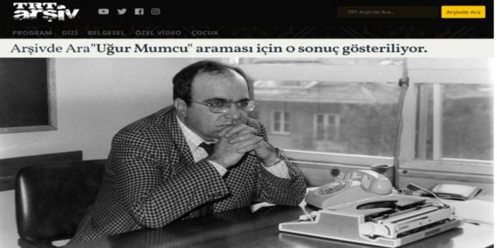 Arşivinden Uğur Mumcu'yu kaldıran TRT'den açıklama