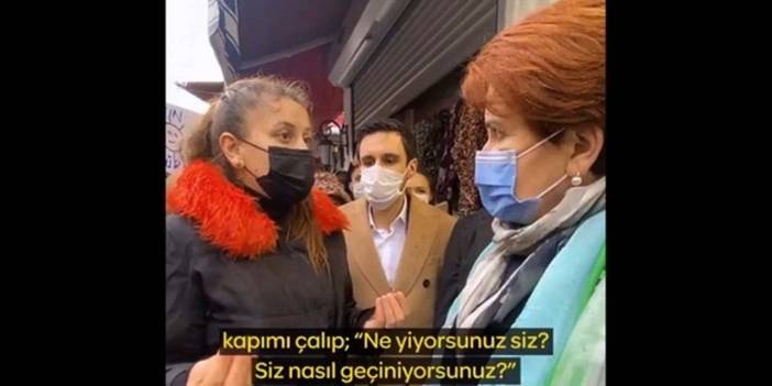 Esnaf, Akşener'e anlattı: 10 aydır bir kişi "Ne yiyorsunuz?" demedi