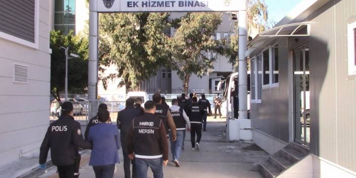 Mersin’de torbacı operasyonu: 8 gözaltı