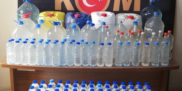 Malatya'da sahte içki operasyonu