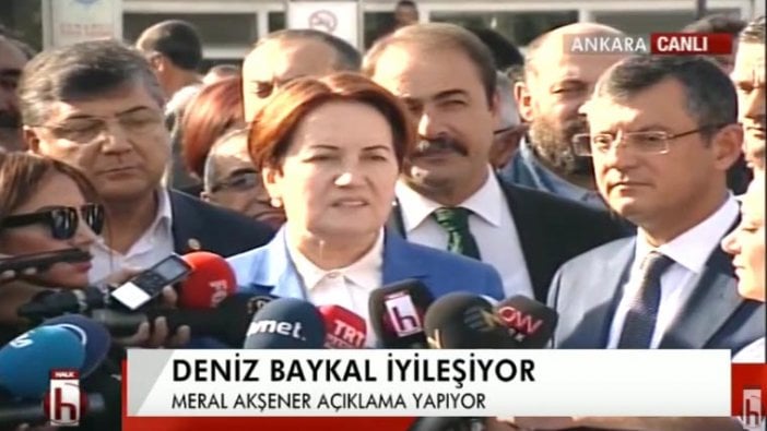 Meral Akşener Deniz Baykal'ı ziyaret etti