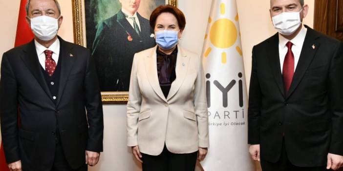 Bakan Akar ve Soylu, Akşener ile görüştü