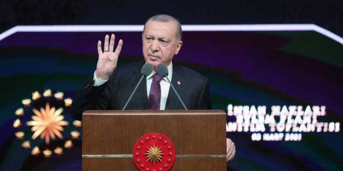 Erdoğan, 'düşünce özgürlüğü' dedi