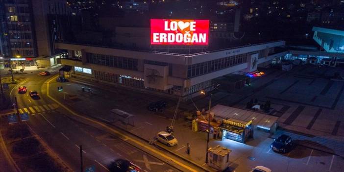 Saraybosna'dan 'Stop Erdoğan'a cevap: Love Erdoğan