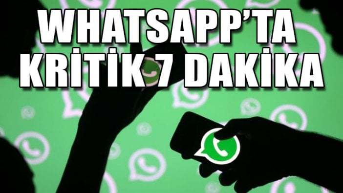 WhatsApp'ta mesaj silme özelliği aktif edildi