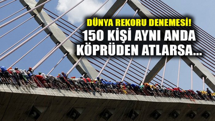 150 kişi aynı anda köprüden atlarsa, ne olur?