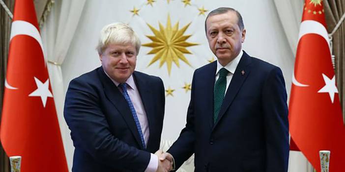 Erdoğan İngiltere Başbakanı Johnson ile görüştü