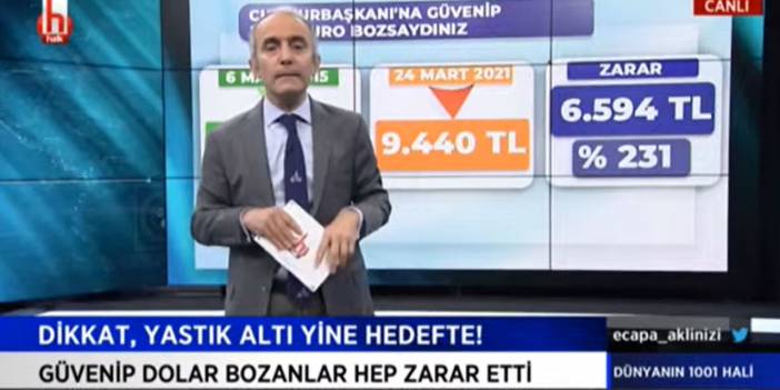 Emin Çapa'dan çarpıcı açıklamalar Erdoğan'a güvenip döviz bozduranlar nasıl yaya kaldı!