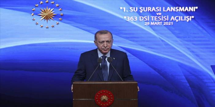 Erdoğan: Suyumuzu korumakla vatanımızı korumak arasında fark yoktur