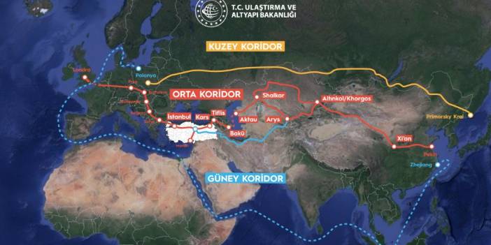 Nedir bu Orta Koridor? Evergreen karaya tosladı, Türkiye'ye fırsat çıktı