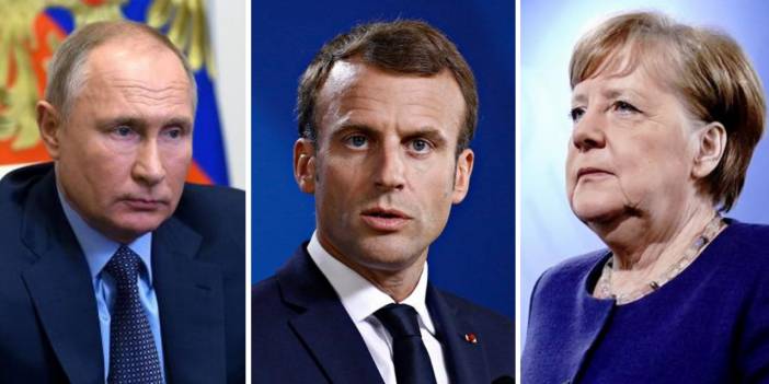 Putin, Merkel ve Macron aşı için görüştüler