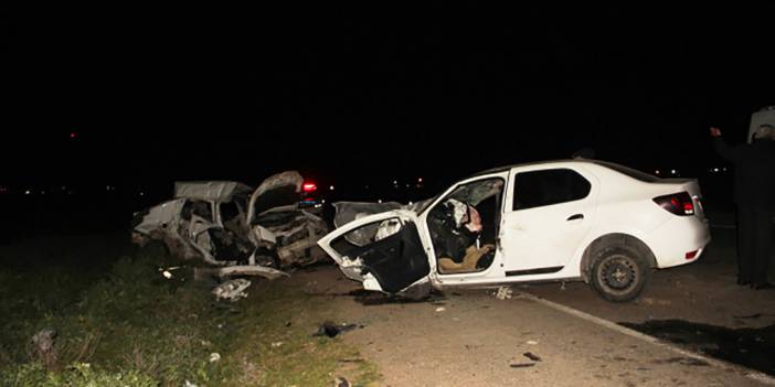 Şanlıurfa'da otomobiller çarpıştı: 5 ölü